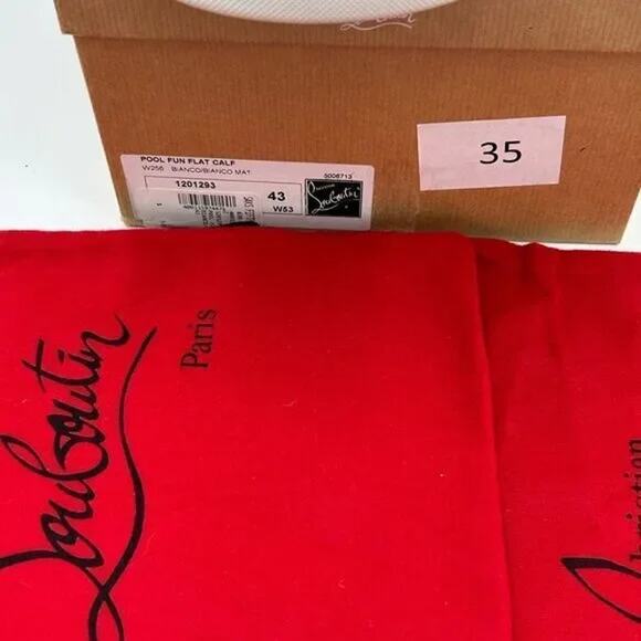 Men’s Christian Louboutin pool fun slides size 43 made in Italy - Picture 5 of 5